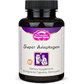 Dragon Herbs Super Adaptogen | All Natural Supplement to Support Well-Being, Mood, Immune Function, Strong Adaptive Response | All Natural Ingredients, Non-GMO (100 Capsules, 500 mg Per Capsule)&rdquo;