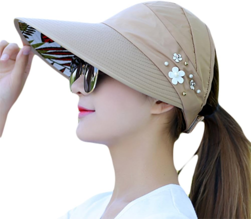 Chytaii Sombrero para el Sol de Mujer Sombrero al Aire Libre Sombrero del Verano Gorra de