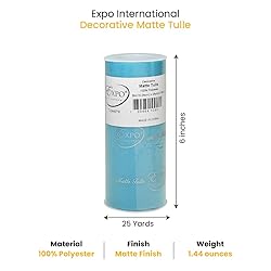 Expo International Decorative Matte Tulle Spool of