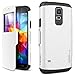 Spigen Slim Armor View Designed for Samsung Galaxy S5 Case (2014) - View Smooth White