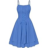 Scarlet Darkness Corset Mini Dress for Women Teens Fairy Chiffon Sundress Graduation Dresses
