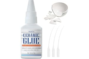 ANKITA Super Ceramic Glue, 30g Best Glue for Ceramic and Porcelain Repair, Waterproof and Multisurface for All Bondings with High Temperature Resistance