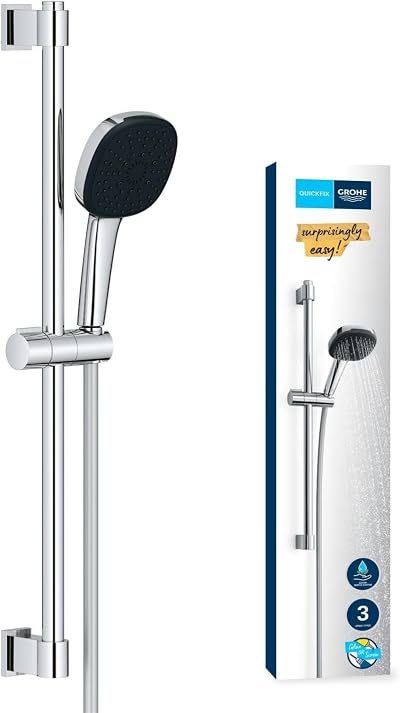 GROHE Vitalio Comfort 110 Shower Set Square Hand Shower 3 Sprays 1.75m Hose