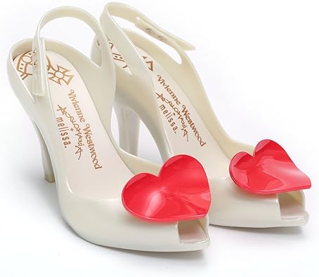 Vivienne Westwood Anglomania For Melissa Vw Lady Dragon Heart Ii Pearl Red 41 42 Pearl Red Amazon Co Uk Shoes Bags