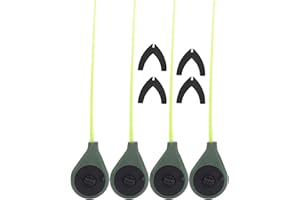 4 Sets of Portable Mini Ice Fishing Rod Rod Winter Fishing Combination Accessories Ice Fishing Rod with Rod Tip Ultra-Light F