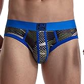 JOCKMAIL Men's Underwear Briefs Men's Sexy Briefs Breathable Comfortable Mesh Underwear Men's Low Rise Briefs