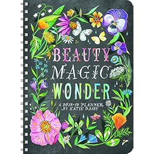 Katie Daisy 2018-2019 On-the-Go Weekly Planner: 17-Month Calendar with Pocket