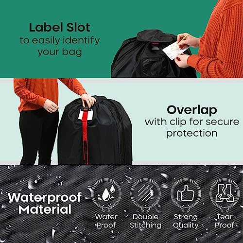 reperkid Durable Double Stroller Bag for Airplane Travel Heavy Duty