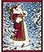 Quilting Treasures Father Christmas Santa Clause Metallic Fabric Panel