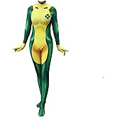 Xyjrnjvh Superhero Cosplay Costume for Womens Halloween Full Set Bodysuits Zentai 3D Style Jumpsuit