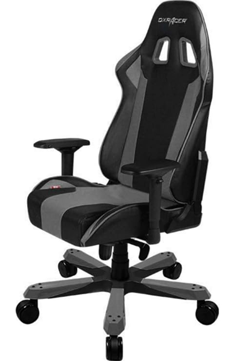 DXRacer Gaming Stuhl, OH/KS06/NG, K-Serie, schwarz-grau
