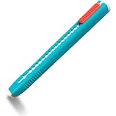 LION SLIDE-N-RUB Retractable Pen Style Eraser, 3EA/Pack, 1 Pack (ER-1S-3P)