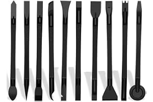 Toicols Pry Tool, 10 Pcs Electronics Repair Tool Kit, Plastic Spudger Pry Tool Set for Cell Phone, Laptop, Console Electronic
