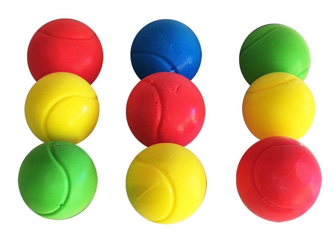 EDeals 70mm Soft Foam Tennis Balls Bundle Pack Sports & Outdoors Balls