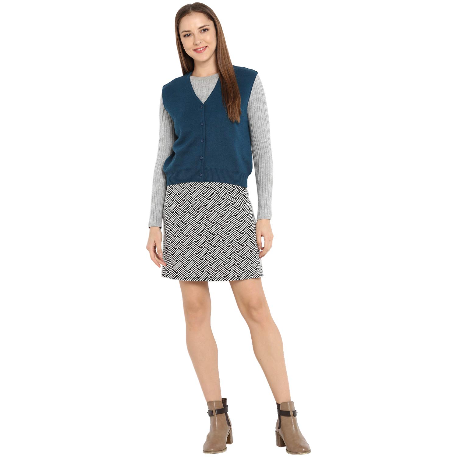 monte carlo blue pure wool solid sweaters