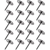 ECSiNG 50PCS Tire Puncture Nails Spikes Anti-Theft Security Car Vehicle Auto Puncture Nail Diameter 25mm Nail Length 30mm for Cars Trucks Dark Gray