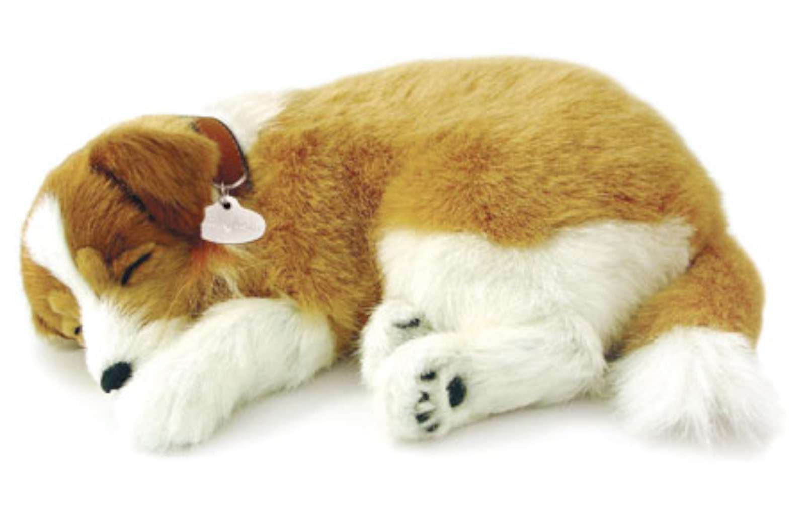 Perfect Petzzz ® The Original Breathing Pet Collie Puppy New Huggable Soft Version Plush Toy Gift Bundle