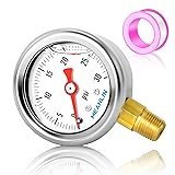 MEANLIN MEASURE 0~30Psi Pressure Gauge, Glycerin