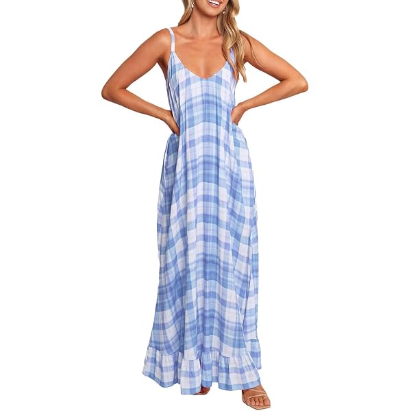 Riviera Sun Spaghetti Strap Maxi Dress - Navy & White Stripes, Rayon, Beach Cover Up Dress