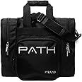 Pyramid Path Pro Deluxe Single Bowling Ball Tote Bowling Bag - Holds One Bowling Ball, One Pair of Bowling Shoes Up to Mens 15 Shoes and Accessories