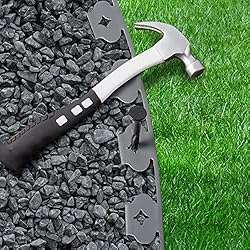 AUKAR Landscape Edging Kit 33ft Length No Dig
