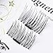 New Magnetic False Eyelashes-Ultra Thin 3D Fiber Reusable Best Fake Lashes Extension for Natural Look,Perfect for Deep Set Eyes & Round Eyes 2 Pairs