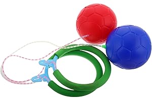 Yardwe 2pcs Boys and Girls Jump Ball Ankle Toys Sports Equipment Jumping Ring Toy Kindergarten Supply