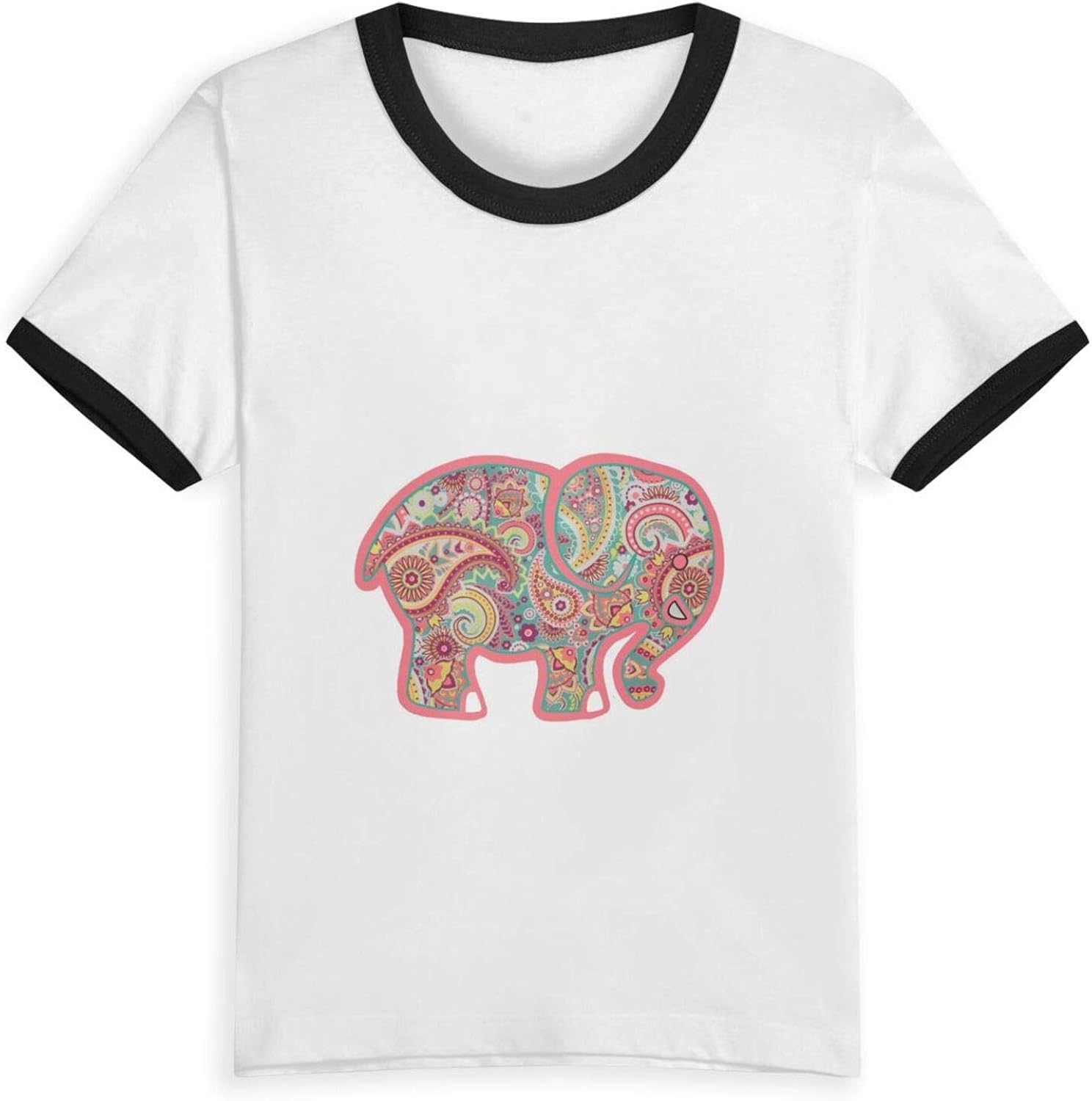Elephant Children's Short Sleeve TShirt, Kids TShirt Tops