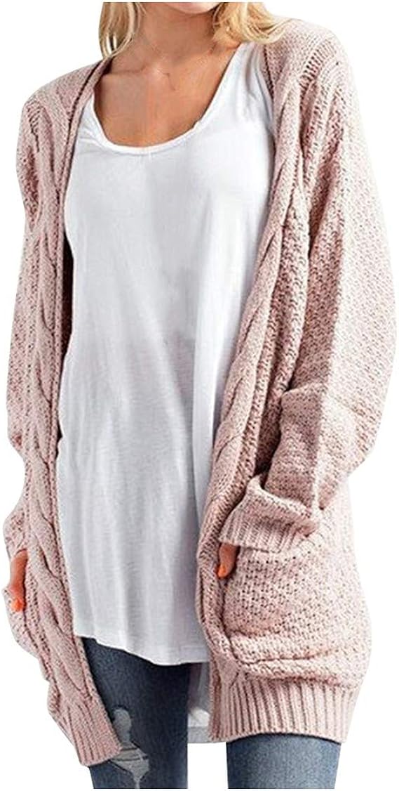 Amazon おしゃれ ロングカーデ カーディガン シンプル カジュアル 長袖 ポケット 付き ロングカーディガン 秋冬 ニット S Xxxl レディース カーディガン ボレロ 通販
