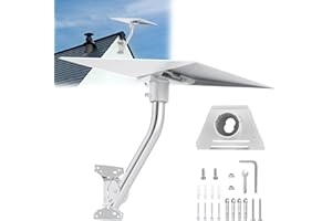 GOLURED Starlink Gen 3 Mount, Adjustable Stainless Steel Starlink Mount Compatible with Starlink V3 Standard Dish, Includes Pipe and Pipe Adapter for Wall Mount/Roof Mount, Starlink Mounting Kit