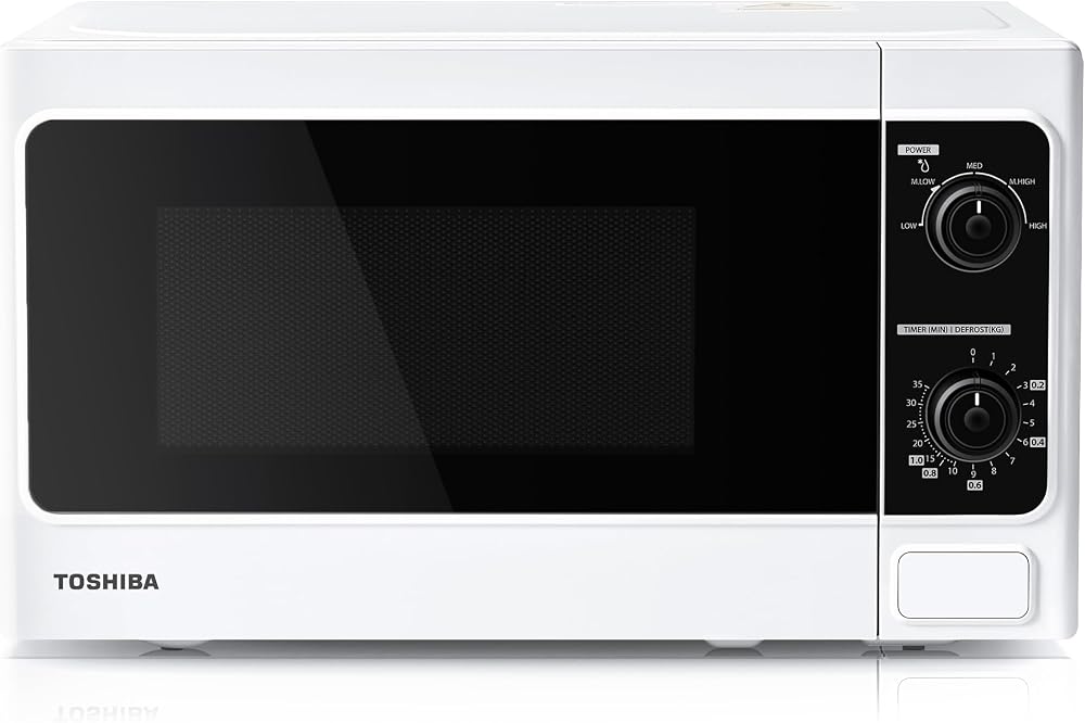 Toshiba 20L 800W Compact Microwave with 5 Power Levels & Defrost