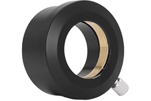 KIMISS 2 Inch to 1.25 Inch Telescope Adapter, for Eyepiece Mount, Full Metal Professional Conversion Ring, Fits Astronomy Acc