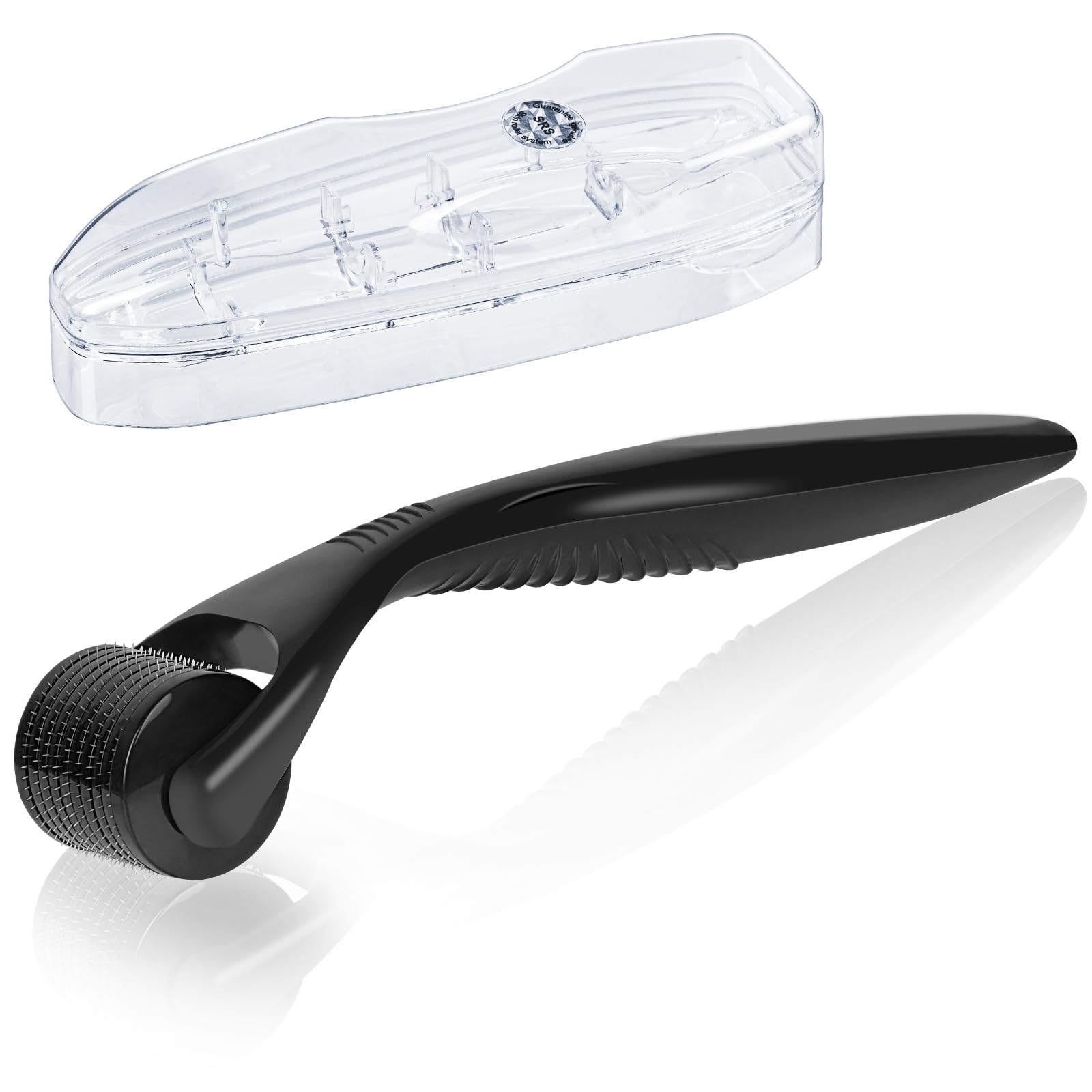 LOPHE Derma Roller, 0.5mm Microneedle Derma Roller for Men and Women, Professional Microneedling Derma Needling, Micro Needle Roller Facial Wrinkles Hair Loss Stretch Marks Hair Regrowth