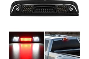Nilight Troisième feu stop à montage haut - Éclairage LED pour camionnette Chevy Silverado GMC Sierra 1500 2500 3500HD 2014-2