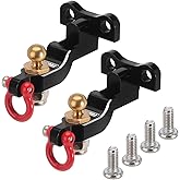 INJORA Drop Hitch Receiver CNC Aluminum Hitch for 1/18 RC Crawler TRX4M Upgrade, 2PCS