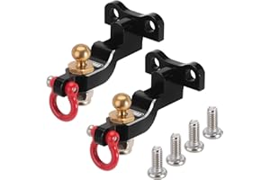 INJORA 3g Drop Hitch Receiver CNC Aluminum Hitch for 1/18 RC Crawler TRX4M Upgrade,2PCS