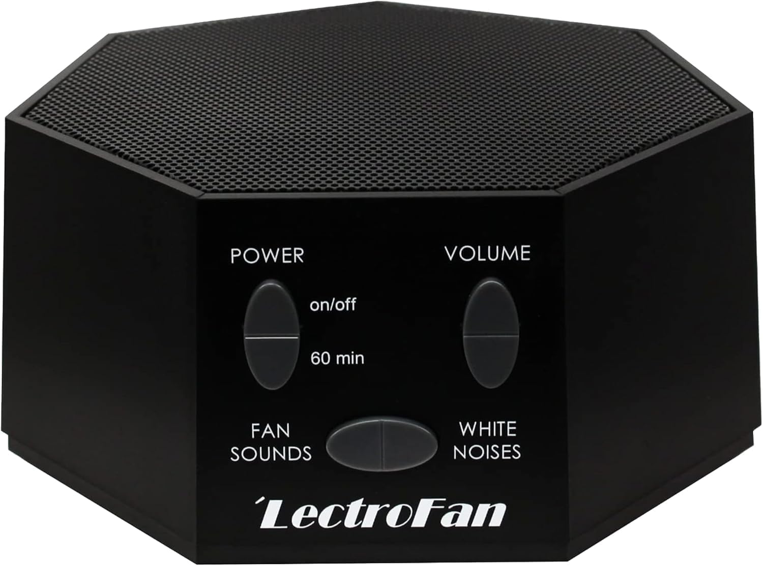 LectroFan - White Noise Machine and Non-Looping Fan Sounds with Sleep Timer (Classic, Black)
