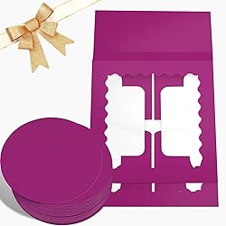 Bakepacker 36pcs 10x10x5 Inches Deep Purple Cake