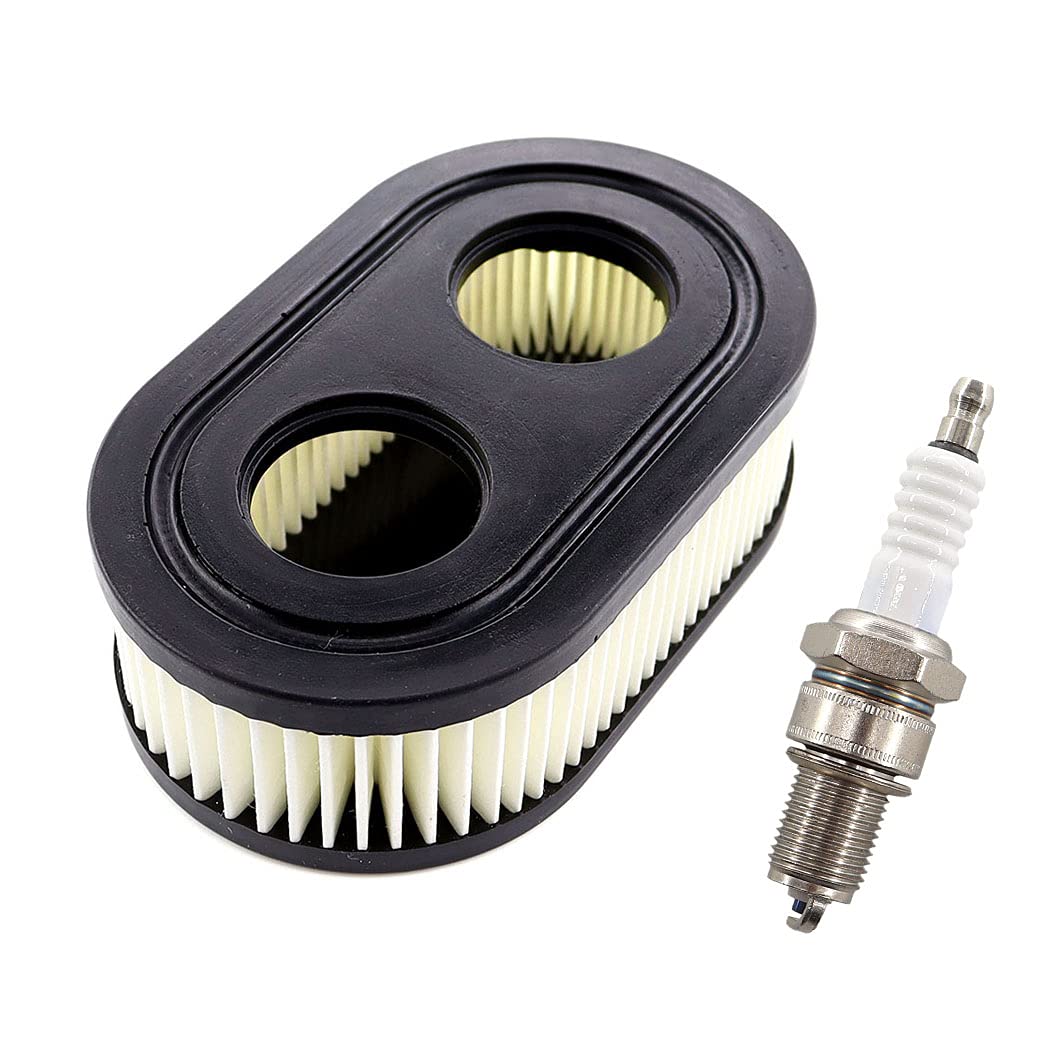 MCHNIC Air Filter and Spark Plug for Briggs & Stratton Engines 500 500E 550E 550EX 575EX 625E 675 625EX 675EX 675EXI 725EXI Series Replaces Part Number 593260 798452 4247 5432K