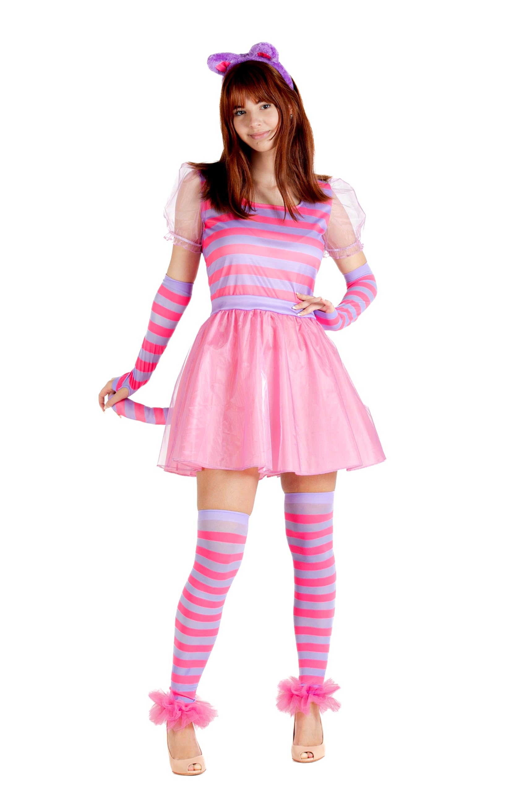 Ciao - Cheshire Cat Wonderland Fancy Dress Costume Girl Woman Adult (One Size)
