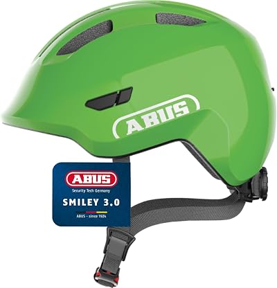 ABUS Smiley 3.0 Child Bike Helmet with Deep Fit and Visor Edge