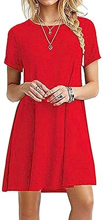 short red dress casual