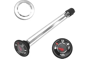 JAVIK Fuel Gas Tank Level Gauge Meter Fuel Gas Cap for Kawasaki Prairie 360 KVF360 Mule 3010 4000 4010 KAF 620 950 (OEM# 52005-7501 52005-0738)