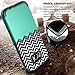 E LV Case for Galaxy S8 Plus, Shock Absorption High Impact Resistant Full Body Hybrid Armor Protection Defender Case Cover for Samsung Galaxy S8 Plus - (Zigzag)