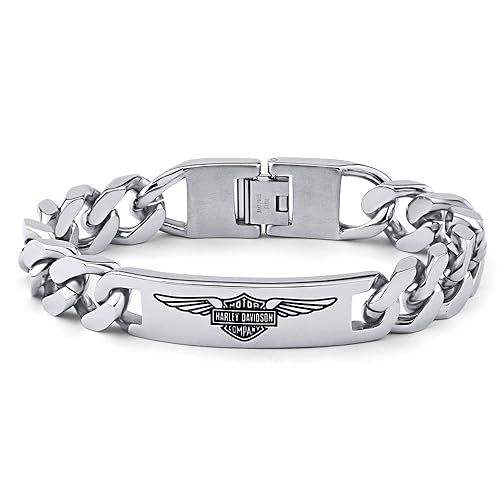 Herren Armband Edelstahl Harley Davidson