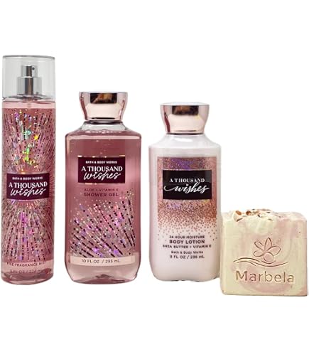 Amazon.com : Bath & Body Works A THOUSAND WISHES Deluxe 4pc Gift