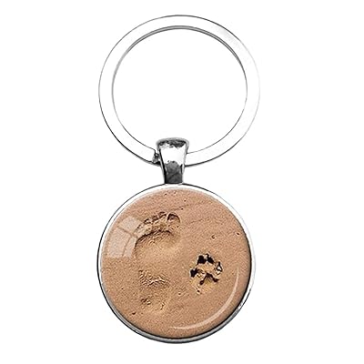 Footprint Dog Paw Keychain Pendant Stylish and Kuwait Ubuy