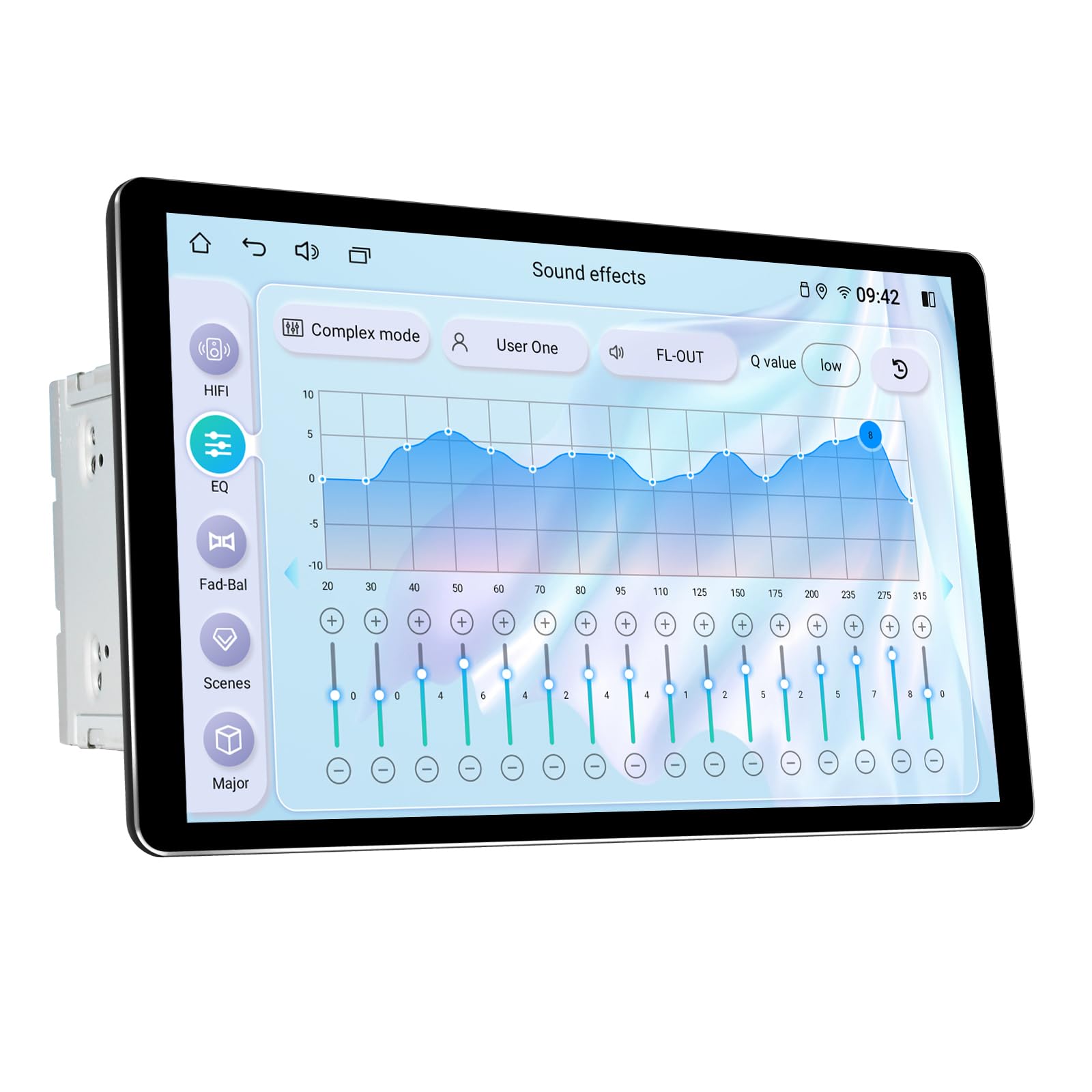 Photo 1 of Joying 10.1 Inch Double Din Car Stereo with Wireless CarPlay & Android Auto, Touchscreen Radio 1280x800P, Bluetooth, Mirror-Link, AM/FM Radio, DSP(JY-UZD10N8)