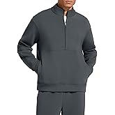 G4Free Smoofit Fleece Sweatshirts for Men Half Zip Mock Neck Pullover Casual Fashion Sweat Shirt with Pocket Fall Winter