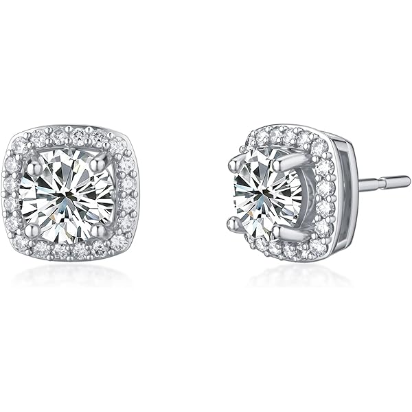 2 Carat Total Weight Diamond Studs In Yellow Gold - Foto 2